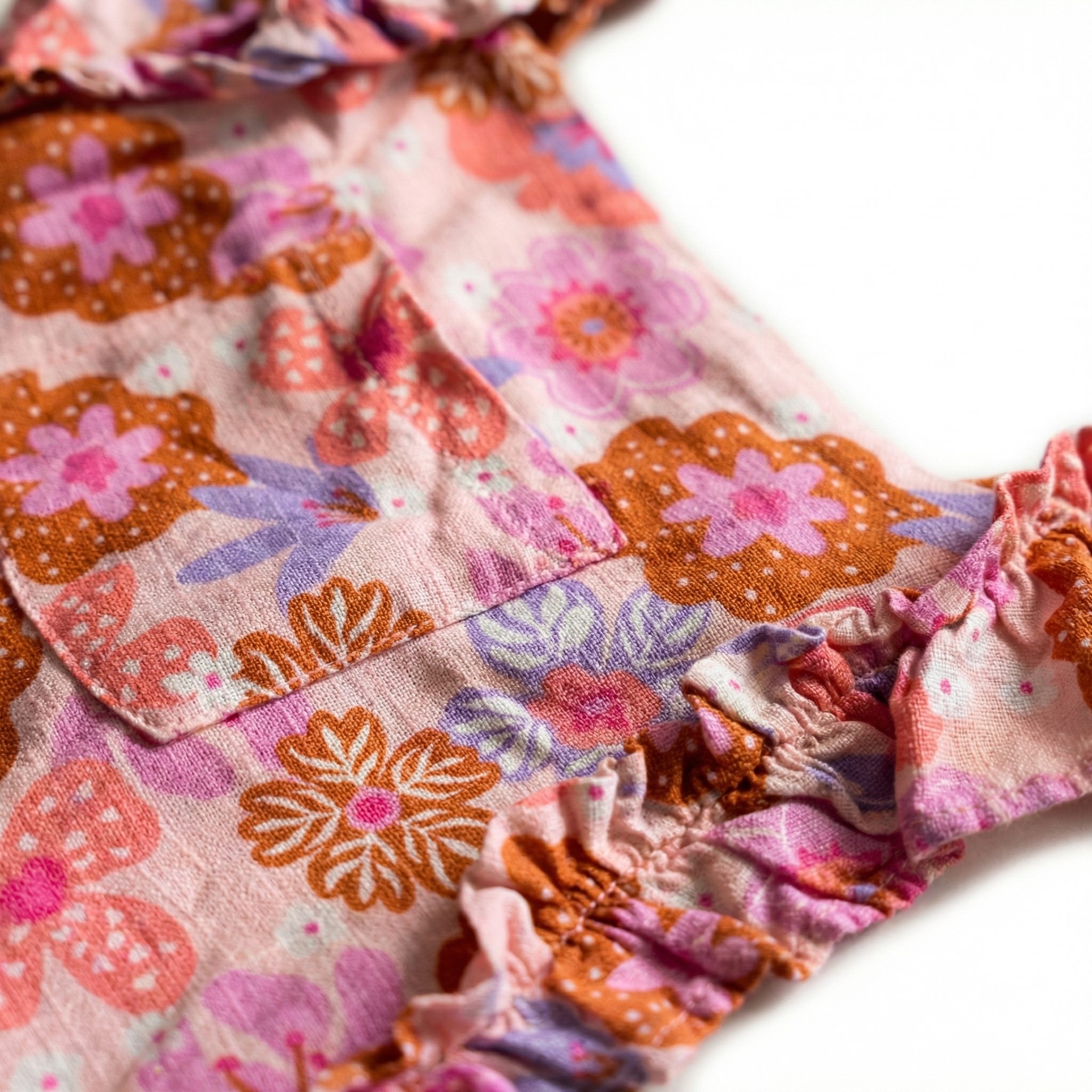 Fabric texture macro photograph