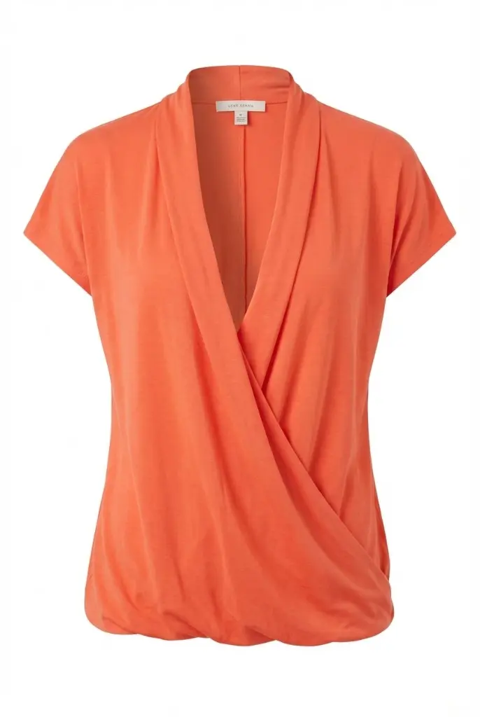 Ghost mannequin — striped button-down shirt with chest pocket